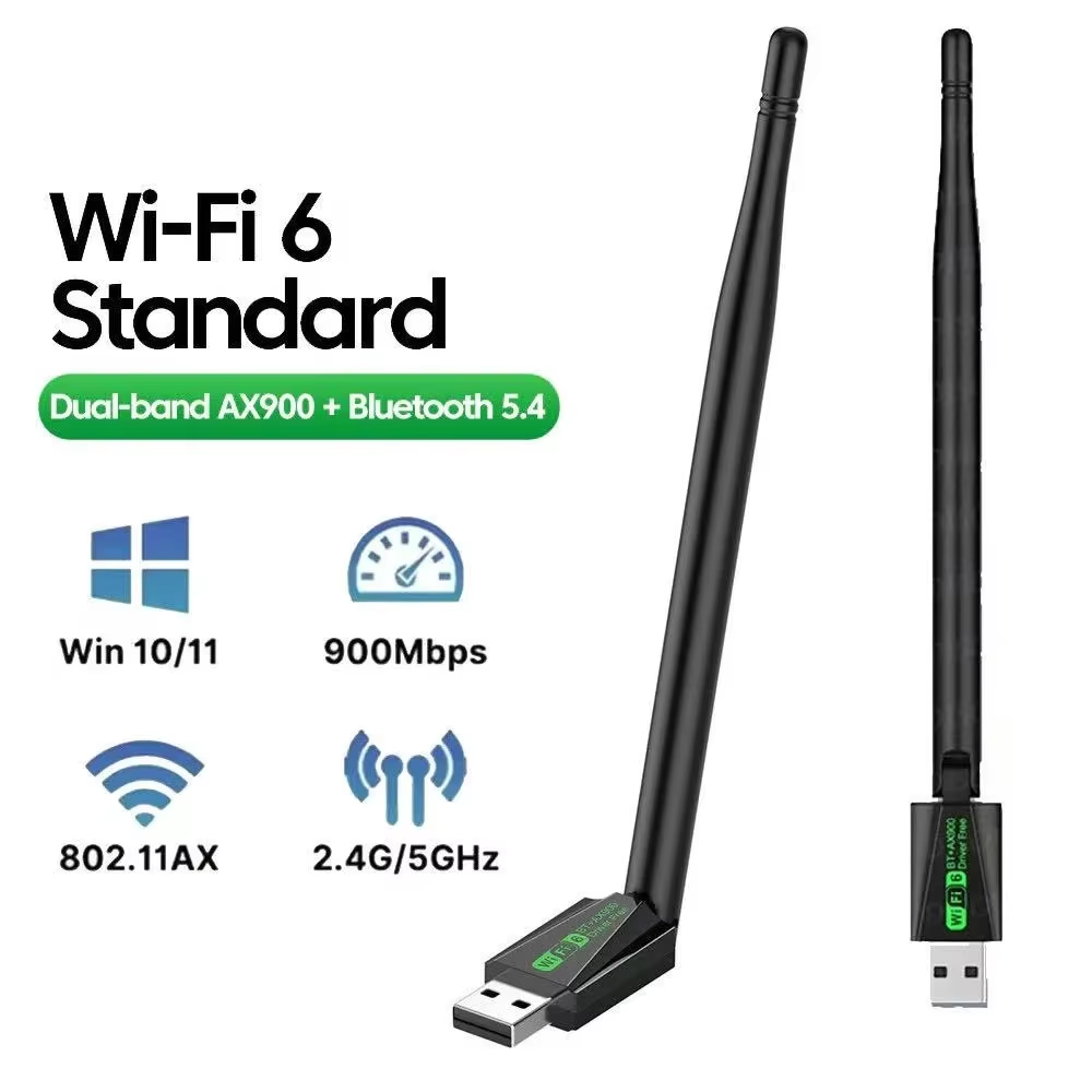 Wifi 6 Usb Adapter Ax1800 - Adaptor USB WiFi 6 900Mbps Bluetooth