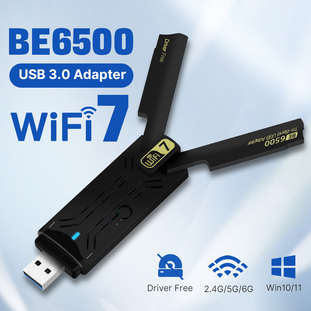 Wifi 7 Router Be6500 - Fenvi BE6500, Kartu Jaringan WiFi 7