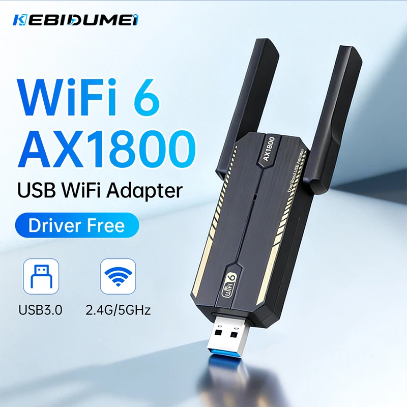 Wifi 6 Usb Adapter Ax1800 - KEBIDUMEI USB 3.0 WiFi 6 Adapter