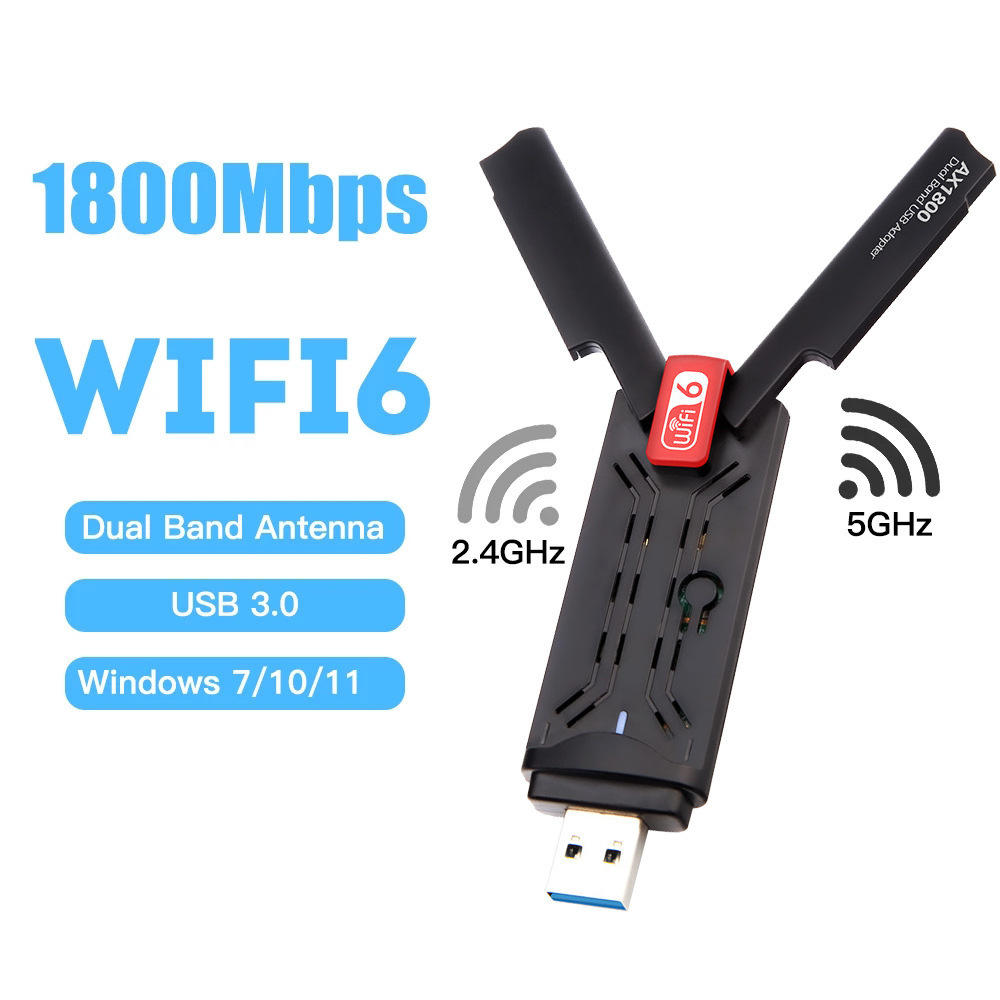 Wifi 6 Usb Adapter Ax1800 - WiFi 6 AX1800 USB 3.0 Adaptor