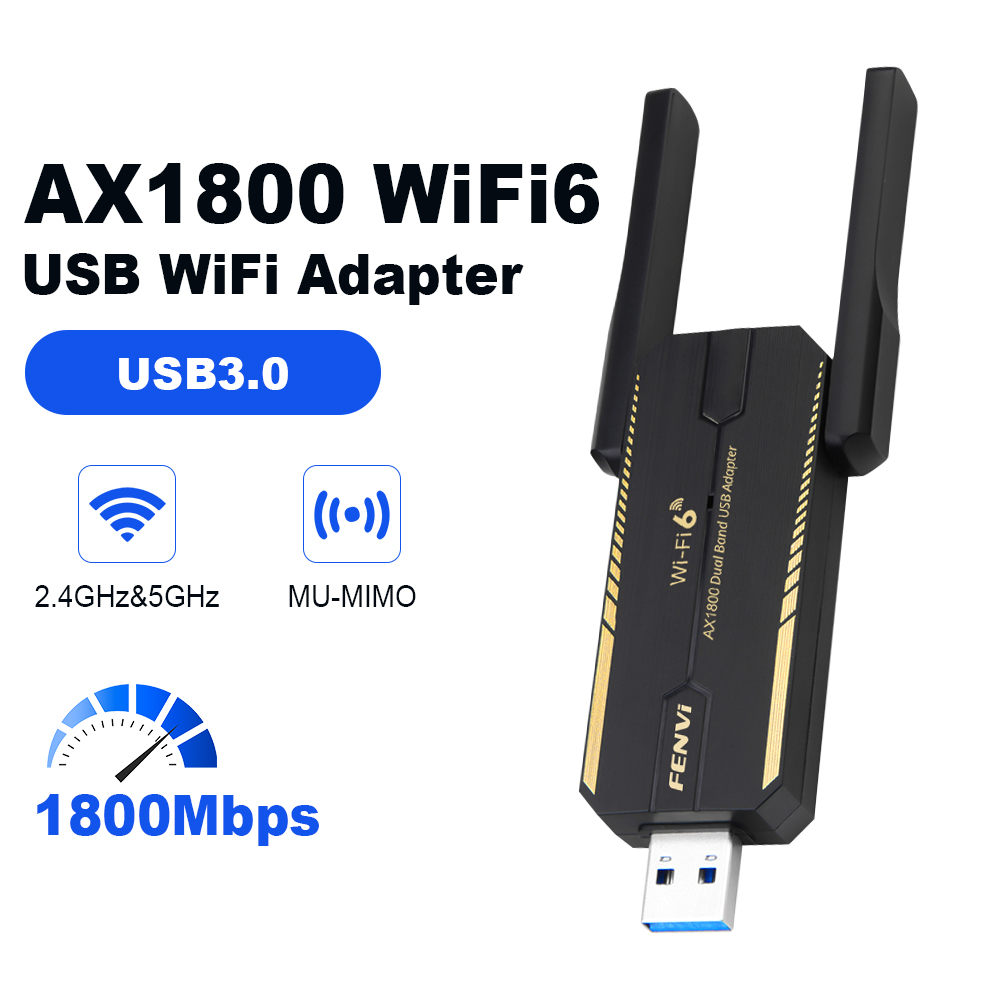 Wifi 6 Usb Adapter Ax1800 - AX1800 WiFi 6 USB WiFi Adapter